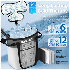 ICIDRION collapsible insulated 3-tier bundle keeps cooling ready on the go