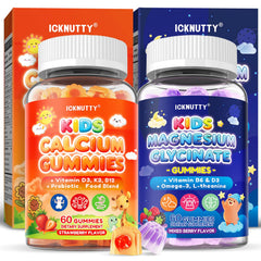 ICKNUTTY Daytime Calcium Gummy for active kids during school and play