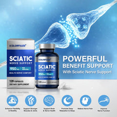 icolorfuled Sciatic Nerve Capsules two capsules daily with meals guidance.