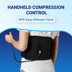 Icy Wrap adjustable straps keep the wrap in place during activity