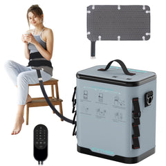 ICYTHRP cold therapy machine front view with timer display for easy setup.