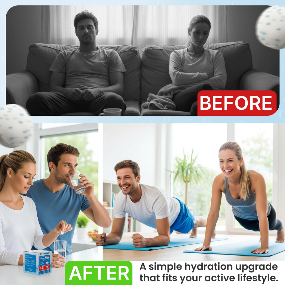 ICYVIBES hydrogen water sticks with magnesium for crisp daily hydration