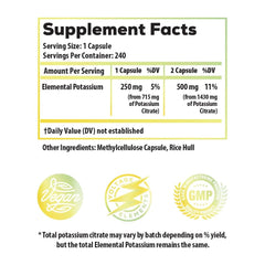 Ideal Infusion potassium citrate capsules-inside, convenient daily electrolyte balance