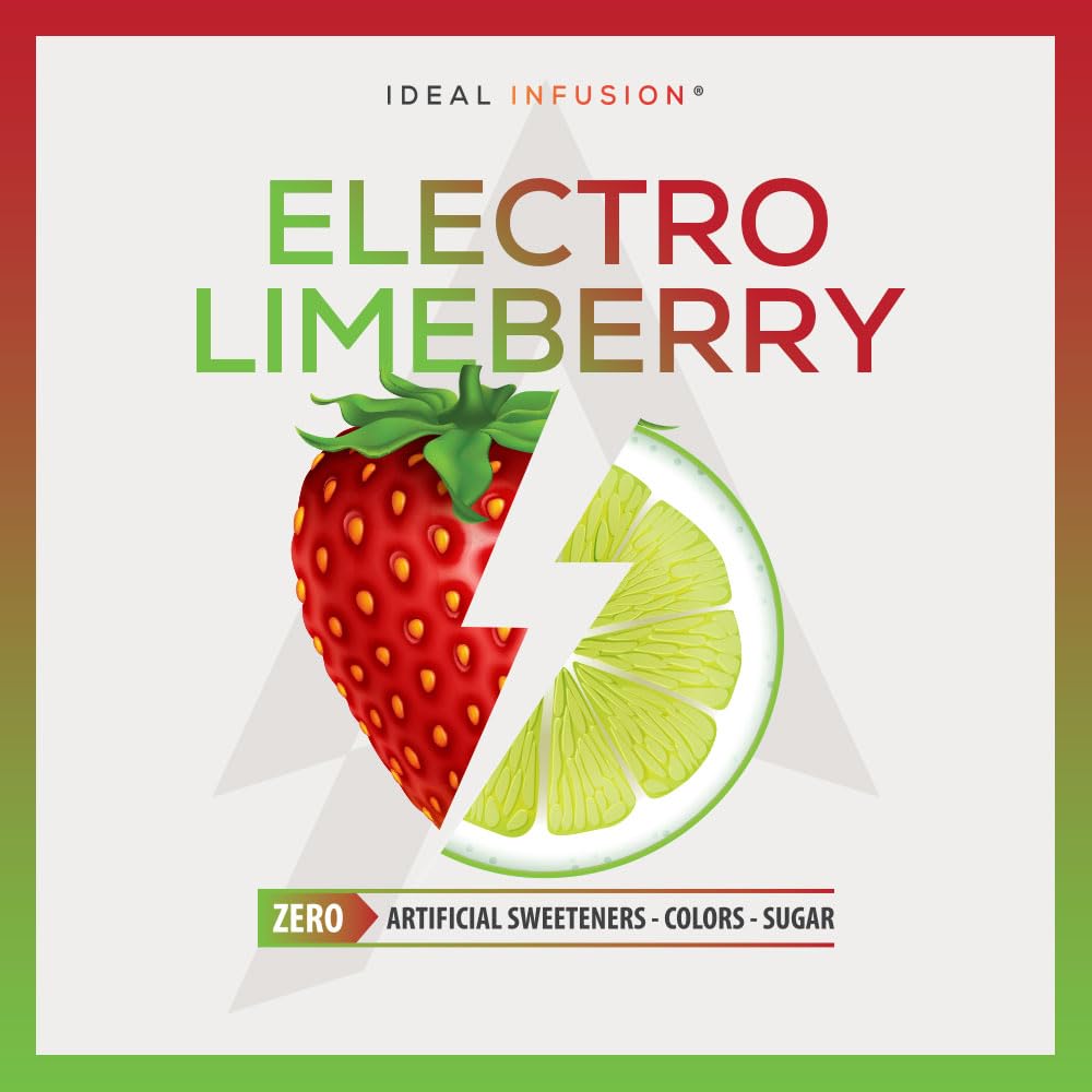 Ideal Infusion zero-sugar mix flavoring water without added sugar.