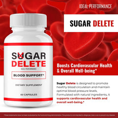 IDEAL PERFORMANCE all natural Sugar Delete pills, displayed in a 3-pack.