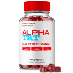 IDEAL PERFORMANCE Alpha TRT Gummies bottle for daily wellness support.