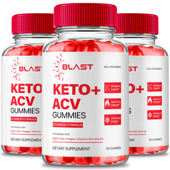 IDEAL PERFORMANCE Blast Keto ACV Gummies bottle-front for convenient keto support on the go