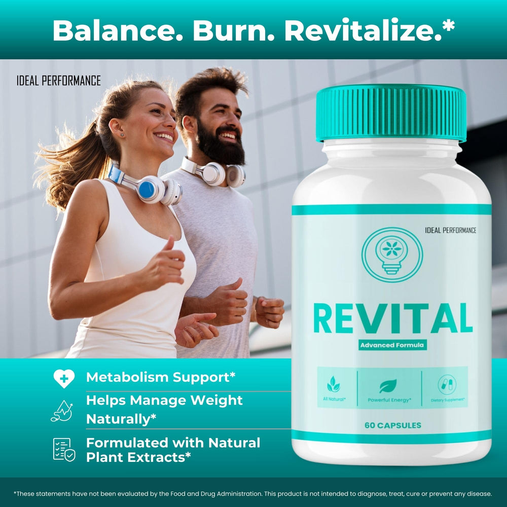 IDEAL PERFORMANCE Blood support Revitale package hints natural wellness synergy