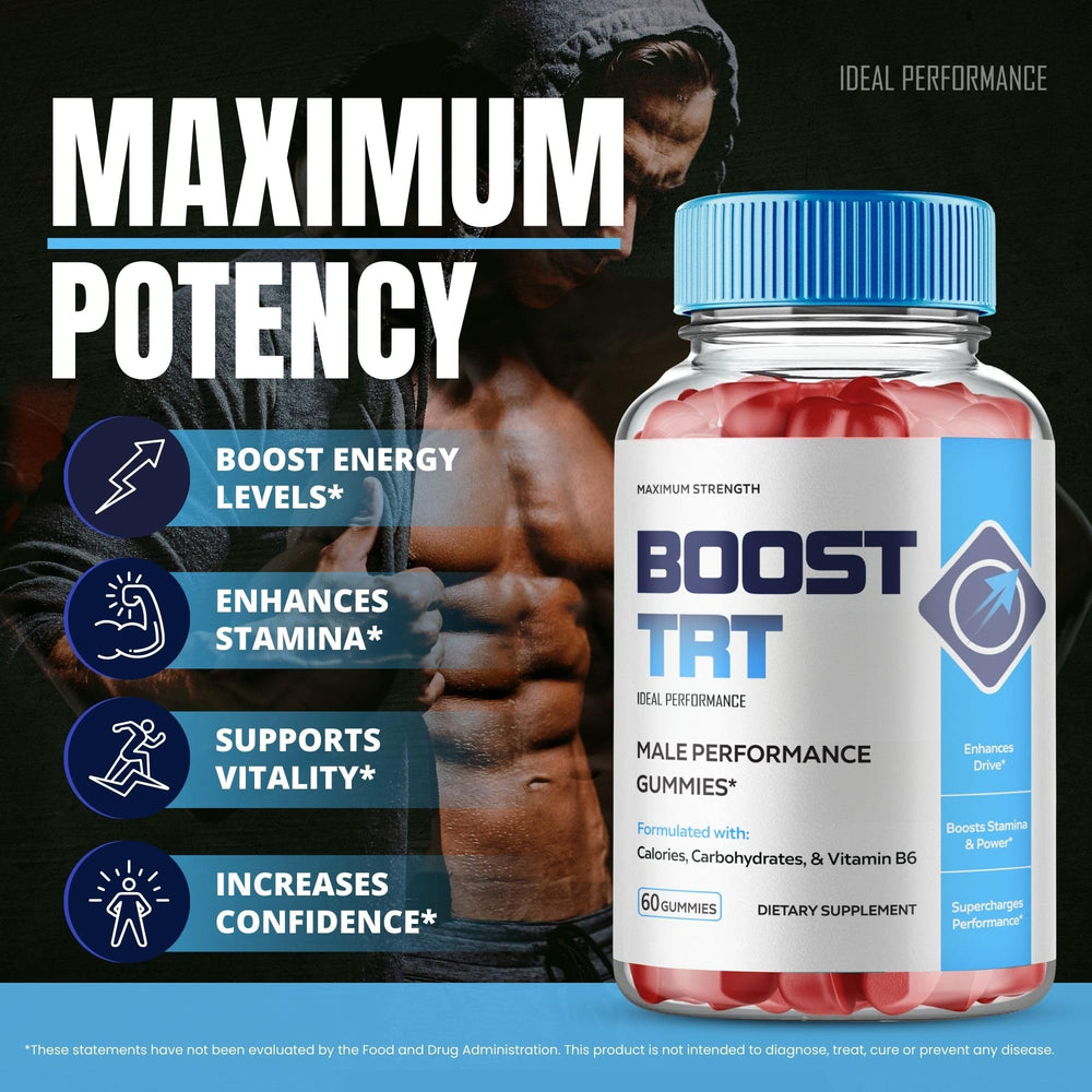 IDEAL PERFORMANCE Boost TRT label image with dosage guidance