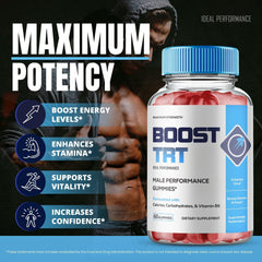 IDEAL PERFORMANCE Boost TRT label image with dosage guidance