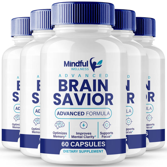 IDEAL PERFORMANCE Brain Savior bottle close-up showing all-natural nootropics for focus