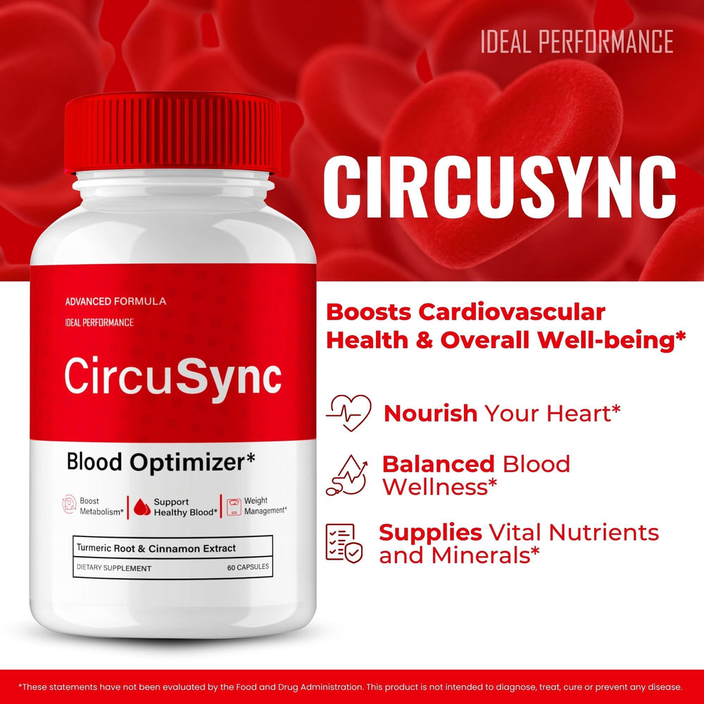 IDEAL PERFORMANCE Circu Sync capsules dosage pills for easy daily routine.