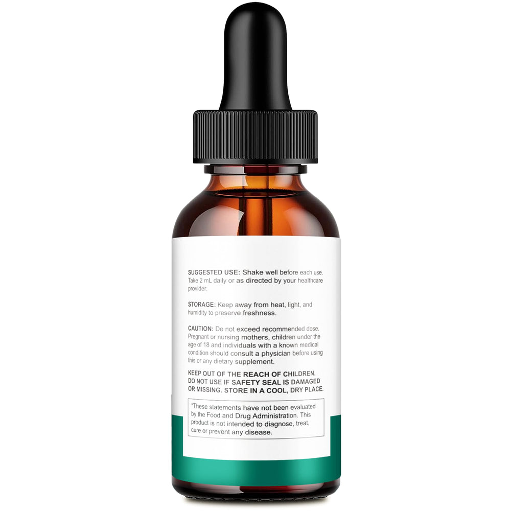 IDEAL PERFORMANCE drops ingredient label emphasizes natural keto formulation