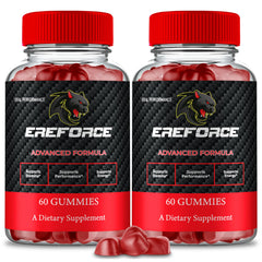IDEAL PERFORMANCE Ereforce Gummies bottle for convenient daily wellness support.