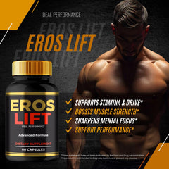 IDEAL PERFORMANCE Eros Lift capsules morning routine shot shows daily support