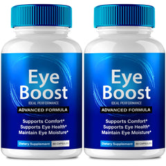IDEAL PERFORMANCE Eye Boost capsules bottle front for daily eye health support