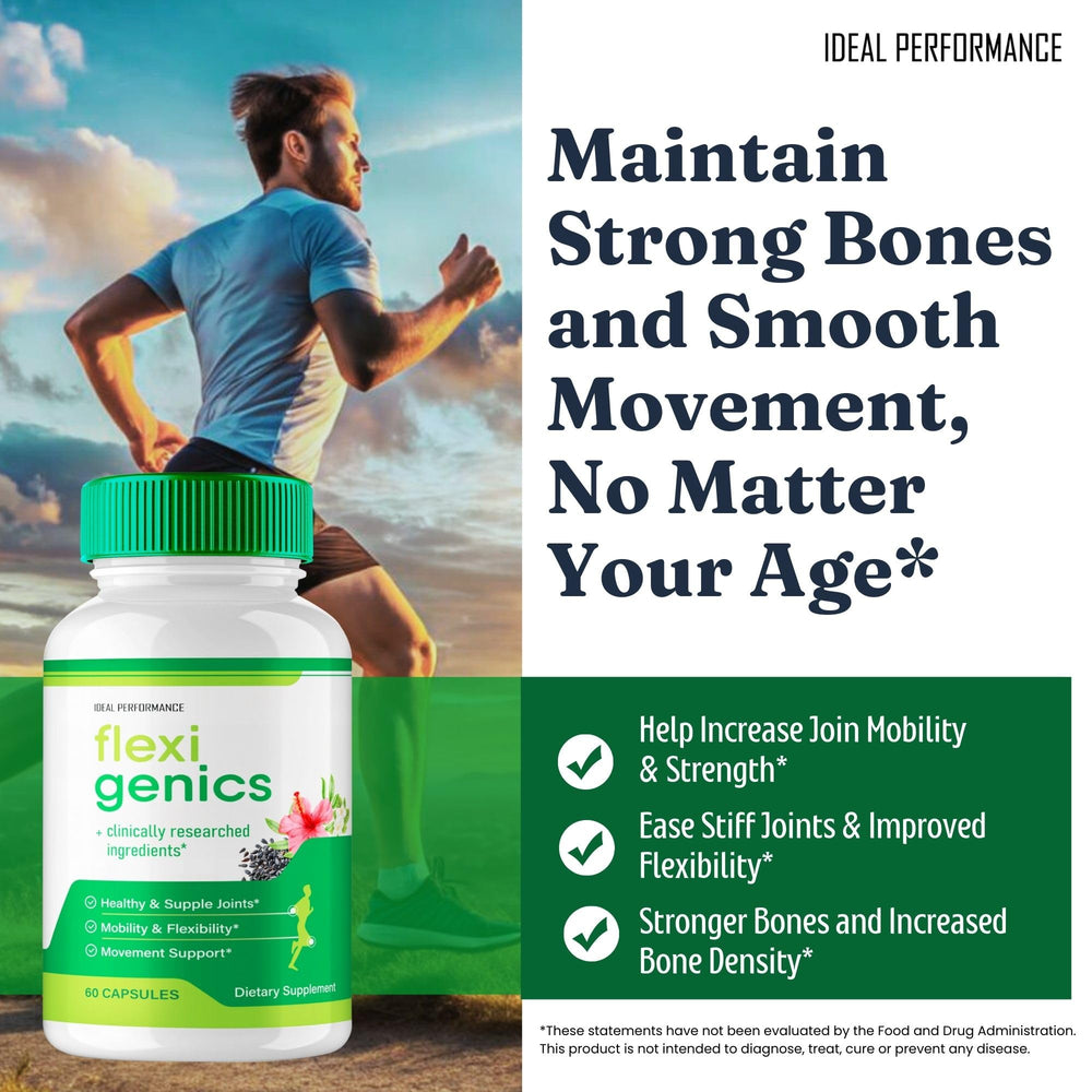 IDEAL PERFORMANCE Flexigenics 3-pack front for convenient multi-pack.