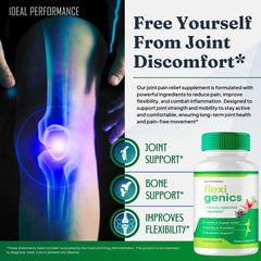 IDEAL PERFORMANCE Flexigenics box back with usage guidance.