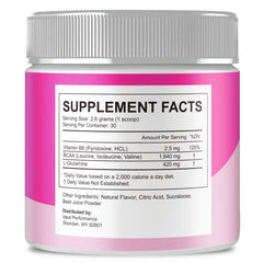 IDEAL PERFORMANCE Gelatin Burn Powder packaging front showcases advanced formula.