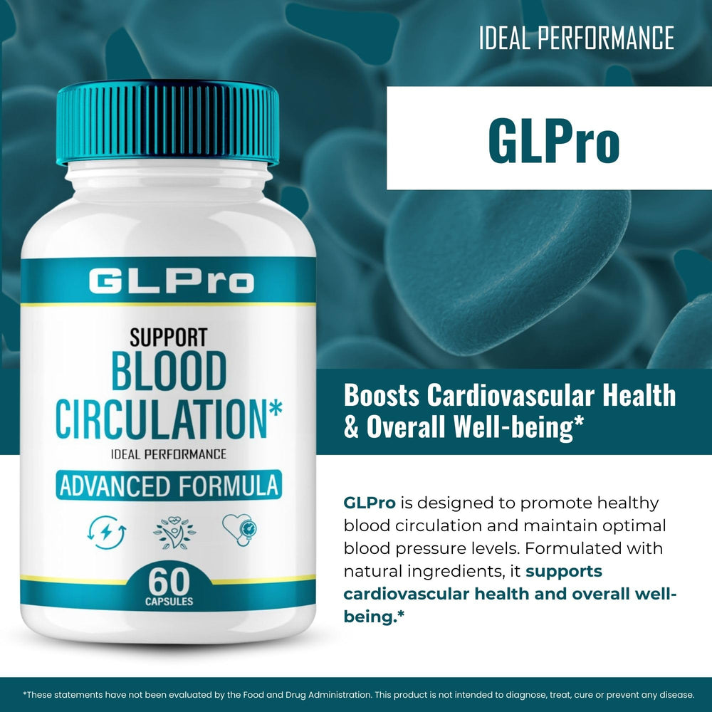 GL Pro packaging back with serving size and ingredients information