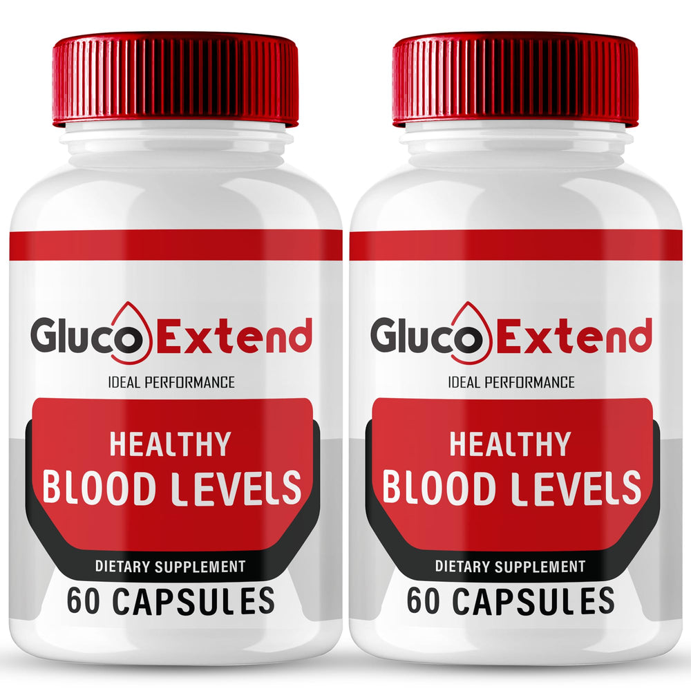 IDEAL PERFORMANCE Gluco Extend capsules bottle for daily wellness support.