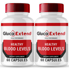 IDEAL PERFORMANCE Gluco Extend capsules bottle for daily wellness support.