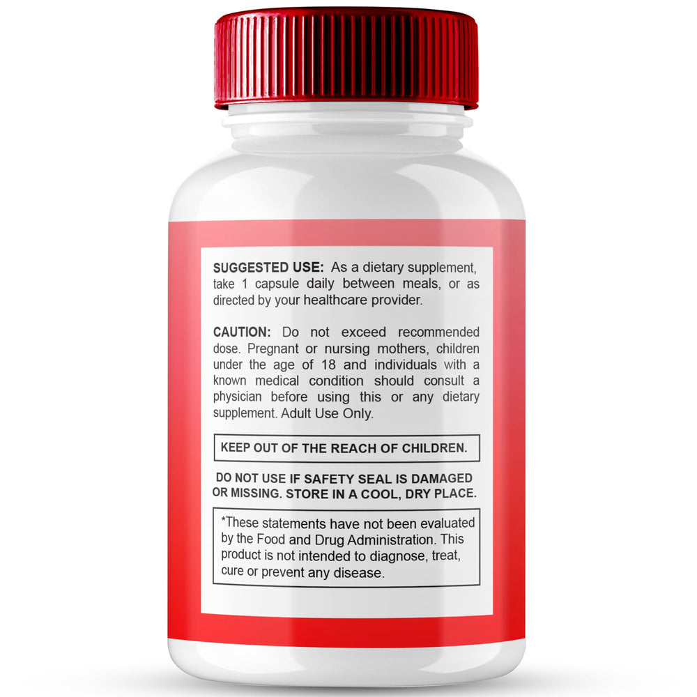 Close up of Gluco Extend label highlighting natural ingredients for daily use.