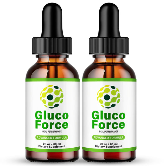 IDEAL PERFORMANCE Gluco Force Drops bottle for daily wellness