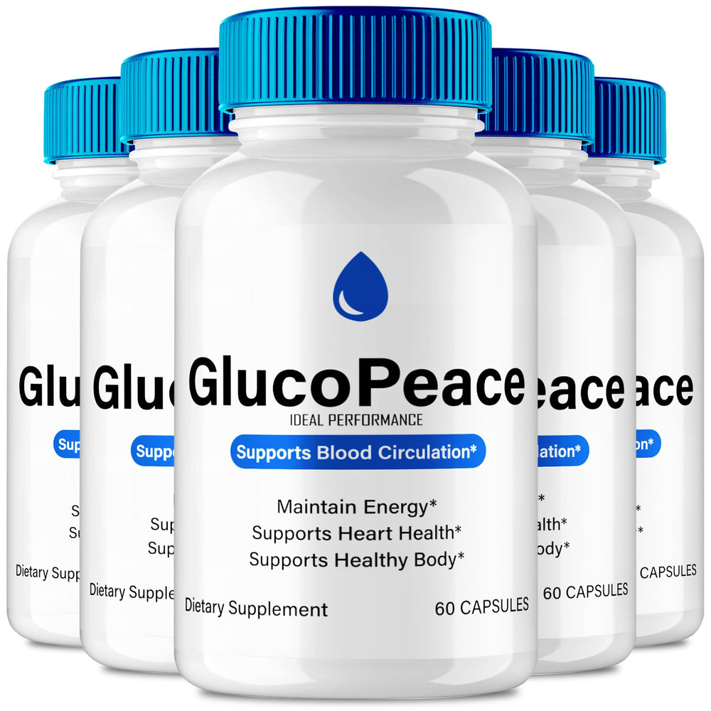 IDEAL PERFORMANCE Gluco Peace Pills bottle for daily wellness support.