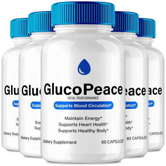 IDEAL PERFORMANCE Gluco Peace Pills bottle for daily wellness support.