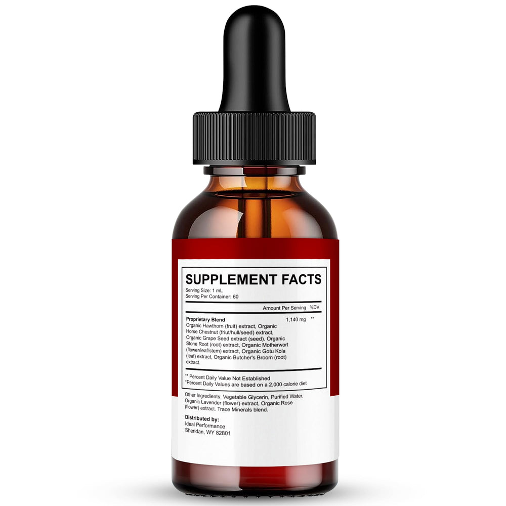 IDEAL PERFORMANCE Gluco Vita Pure Drops bottle being poured for easy daily use
