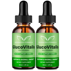 IDEAL PERFORMANCE Gluco Vitalis Drops bottle for daily balance and energy