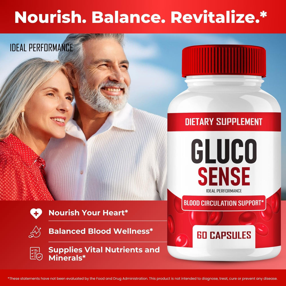 GlucoSense capsules ingredients overview emphasizes all-natural blend.