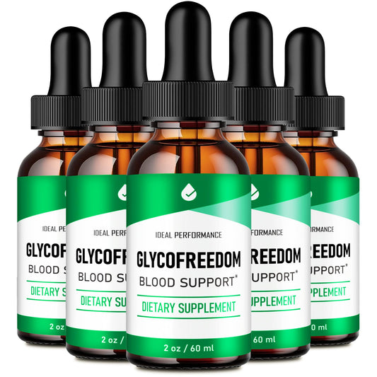 IDEAL PERFORMANCE Glycofreedom Drops bottle pour for daily wellness