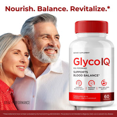 IDEAL PERFORMANCE GlycoIQ label close-up emphasizing natural ingredients concept