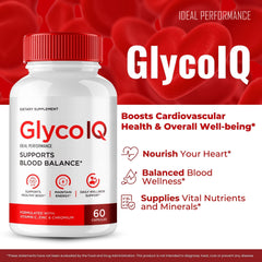 IDEAL PERFORMANCE GlycoIQ capsules poured into a hand for easy daily ritual