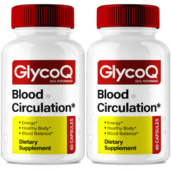 IDEAL PERFORMANCE GlycoQ capsules bottle front for premium circulation support