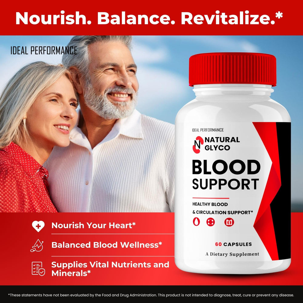 IDEAL PERFORMANCE Healthy Circulation visual suggesting steady daily energy.