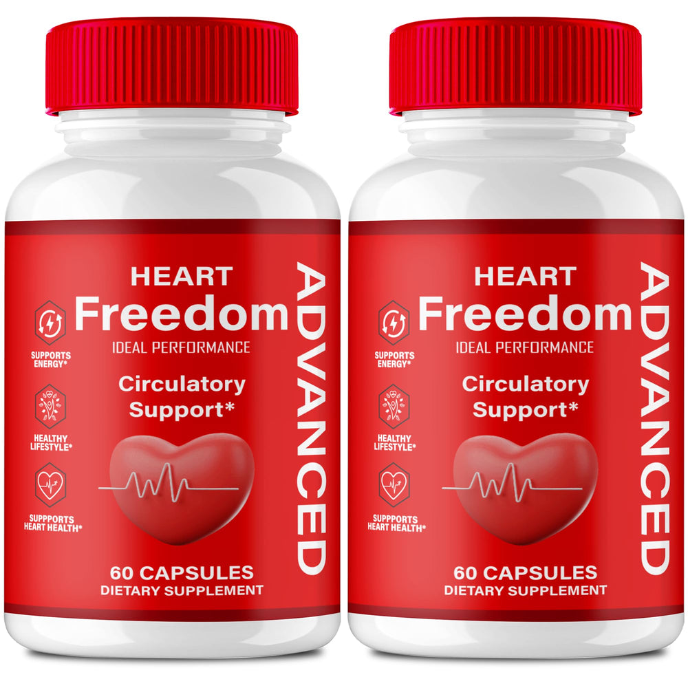 IDEAL PERFORMANCE Heart Freedom Capsules bottle front for daily energy support.