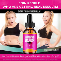 IDEAL PERFORMANCE Himalayan Burn Drops Max bottle-pour capturing easy daily dose