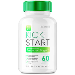 IDEAL PERFORMANCE Kick Start capsules bottle on shelf for daily circulation support.