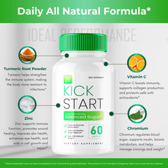 IDEAL PERFORMANCE Kick Start daily-use scene with water for balance support