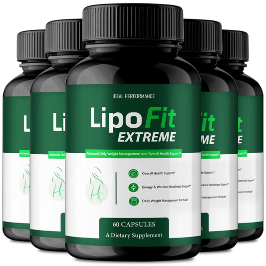 IDEAL PERFORMANCE Lipofit Capsules bottle shown for active daily use
