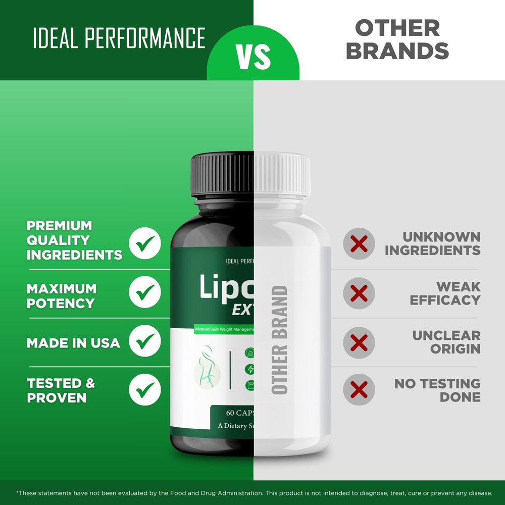 IDEAL PERFORMANCE Lipofit Capsules arranged with glass of water for simple daily ritual