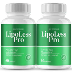 IDEAL PERFORMANCE Lipoless bottle front view supports an active lifestyle
