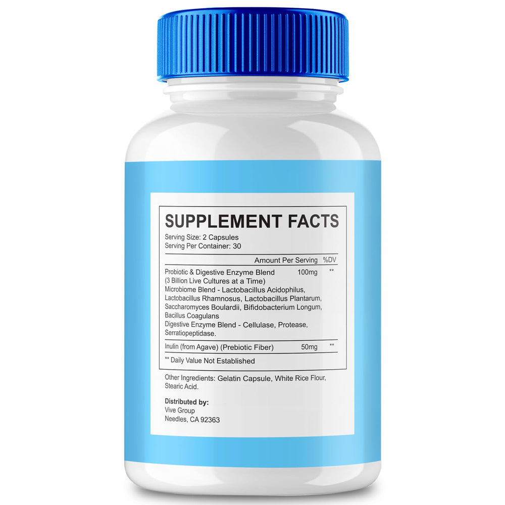 IDEAL PERFORMANCE Liver Flow Plus bottle close-up highlighting probiotic blend.