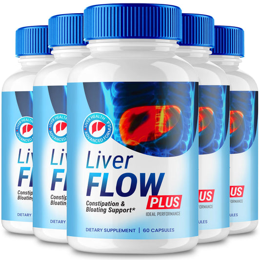 IDEAL PERFORMANCE Liver Flow Plus capsules front view for daily gut support.
