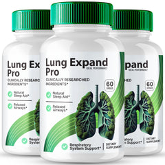 IDEAL PERFORMANCE Lung Expand Pro Blood capsules bottle on desk, promoting healthy circulation with a natural formula.