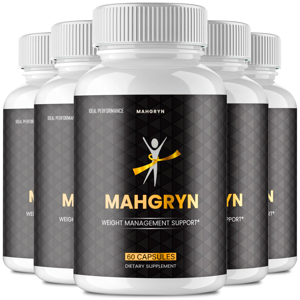 IDEAL PERFORMANCE Mahgryn Capsules bottle closeup showing official formula for active days