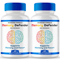 IDEAL PERFORMANCE Memory Defender capsules in bottle support daily cognitive function.